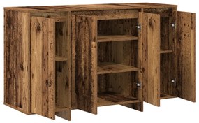 Barna büfé Régi fa Fa 120 x 41 x 75 cm Büfé Négyszögletes