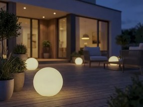 Kanlux 45931 - Kültéri lámpa STONO 1xE27/20W/230V Ø 30 cm IP65 fehér