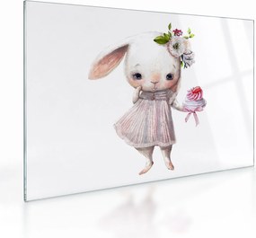 Üveg kép - Akvarell állatka N⁰1 (70x50 cm)