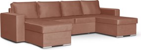 PANORAMO-U Kinyitható sarokkanapé Narancs