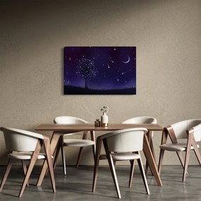 Kép - Illusztrációban fogott éj (90x60 cm)