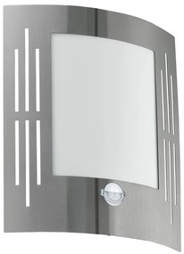 Eglo 88144 City kültéri fali lámpa, rozsdamentes acél (inox), E27 foglalattal, max. 1x60W, IP44