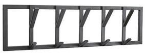 Fekete fém fali fogas Frame – LABEL51