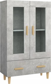 vidaXL betonszürke szerelt fa magasszekrény 70 x 31 x 115 cm