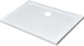 Zuhanytálca modern fürdőszobákba – Modena Slim aszimmetrikus akril zuhanytálca 80×100 cm