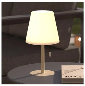 Atmosphera - LED RGB Újratölthető kültéri asztali lámpa ZACK LED/3,7V IP44 bézs