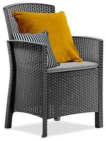 Lima műrattan karfás szék