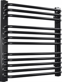 G-m 720/450 Fürdőszobás Radiátor, Fényes Fekete