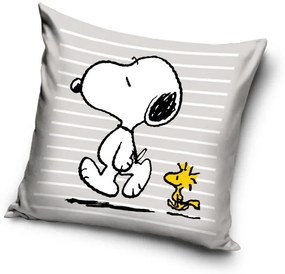 Snoopy Woodstock párnahuzat 40x40 cm Velúr