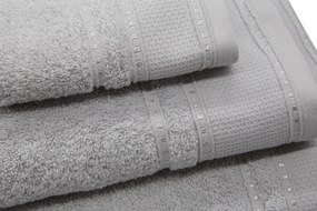 Törölköző 100x150cm Faith Premium Design- Light Grey