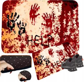 Lábtörlő Halloween Dekoratív Ajtószőnyeg Horror Help 40x60cm