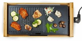 DOMO DO8311TP elektromos asztali grill - bambusz