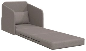 Földi kanapéágy 2 az 1-ben Taupe 65x80x83 cm Szövet