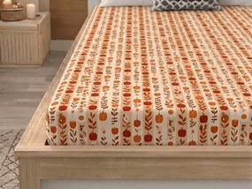 Mikroszálas lepedő PUMPKIN STRIPES színes 90x200 cm
