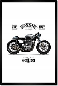 Poszterek keretben 40x60 Motorkerékpár Antik Vintage