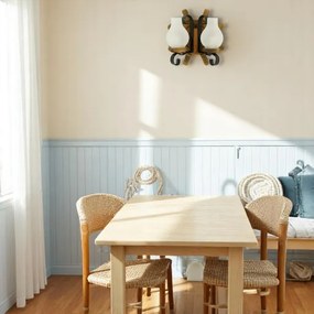 Brilagi - Fali lámpa TIMONA 2xE14/40W/230V bükkfa