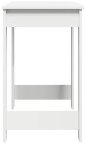 fehér forgácslap íróasztal 100x45x75 cm