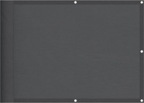 vidaXL antracitszürke 100% oxford poliészter erkélyparaván 75 x 700 cm