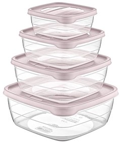 Orion TREND 4 db-os  műanyag tárolódoboz készlet