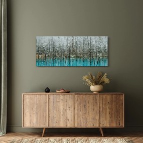 Kép - Türkiz tó, Biei, Japán (120x50 cm)