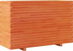 vidaXL viaszbarna tömör fenyőfa kerti virágláda 110x40x72 cm