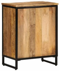 Tömör mangófa bortartó 9 palackhoz 55 x 33 x 70 cm