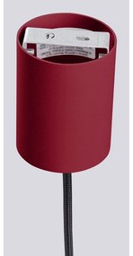 Borvörös függőlámpa üveg búrával ø 12 cm Orbital – Sollux