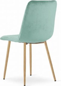 Mentás bársonyszék LAVA AQUA MINT