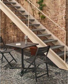 Fém kerti étkezőasztal 70x70 cm Torreta – Kave Home