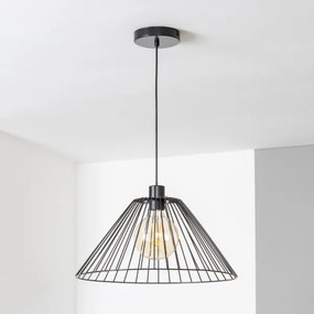 Brilagi - LED függeszték zsinóron CERIA WIRE 1xE27/40W/230V átmérő 45 cm fekete