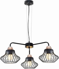 Alen túlnyúlás 3x60W E27 fekete 33-67036