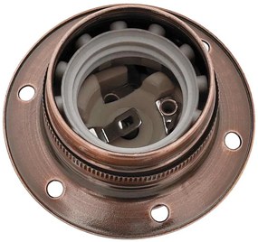 2 db vörös bronz lámpatartók E27