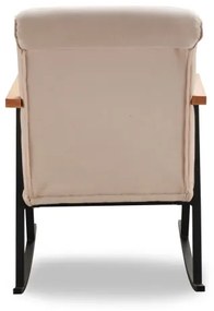 Krémszínű LUNI hintaszék