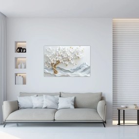 Kép – 3D elegáns életfa (90x60 cm)