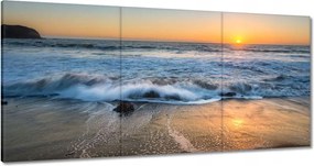 Vászonkép 60x30 Naplemente Tengerpart