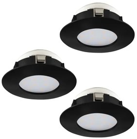 Eglo 900744-KÉSZLET 3x LED Fürdőszobai beépíthető lámpa PINEDA LED/4,9W/230V IP44