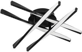 Eglo 75683 - LED mennyezeti lámpa ADEJE LED/19W/230V fekete