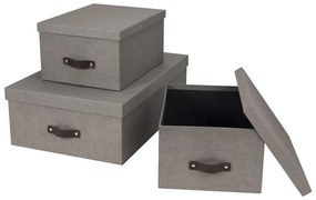 Fedeles tárolódoboz szett 3 db-os Inge – Bigso Box of Sweden