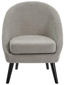 Világosszürke fotel Cover – Casa Selección