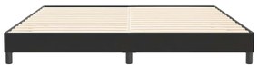 vidaXL ágykeret matrac nélkül Fekete 200x210 cm Bársony
