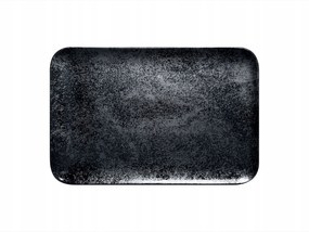 Porcelán Rak Karbon Téglalap alakú tányér 33 x 22 cm fekete