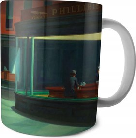 Edward Hopper márkájú éjszakai bögre