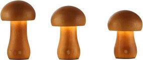 Searchlight EU34125NA - 3 darabos MUSHROOM LED asztali lámpa szett, LED/1,1W/5V