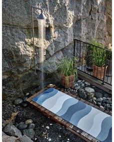 Kék kültéri-beltéri szőnyeg 70x100 cm Urvi Water – Pappelina