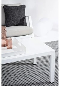 Fehér alumínium négyszemélyes kerti lounge szett Harley – Bizzotto