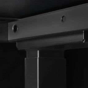 Elektromosan állítható magasságú íróasztal 120x67cm fekete | LVN System Control Flex+