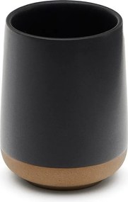 Sötétszürke kerámia fogkefetartó pohár Silma – Kave Home