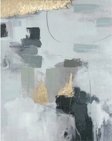 Vászonkép 80X100X4 kézzel festett absztrakt vászonkép