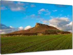 Festmények 120x80 Hegy a mező mögött