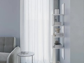Fali polc SUNEDO 25x125 cm, fehér